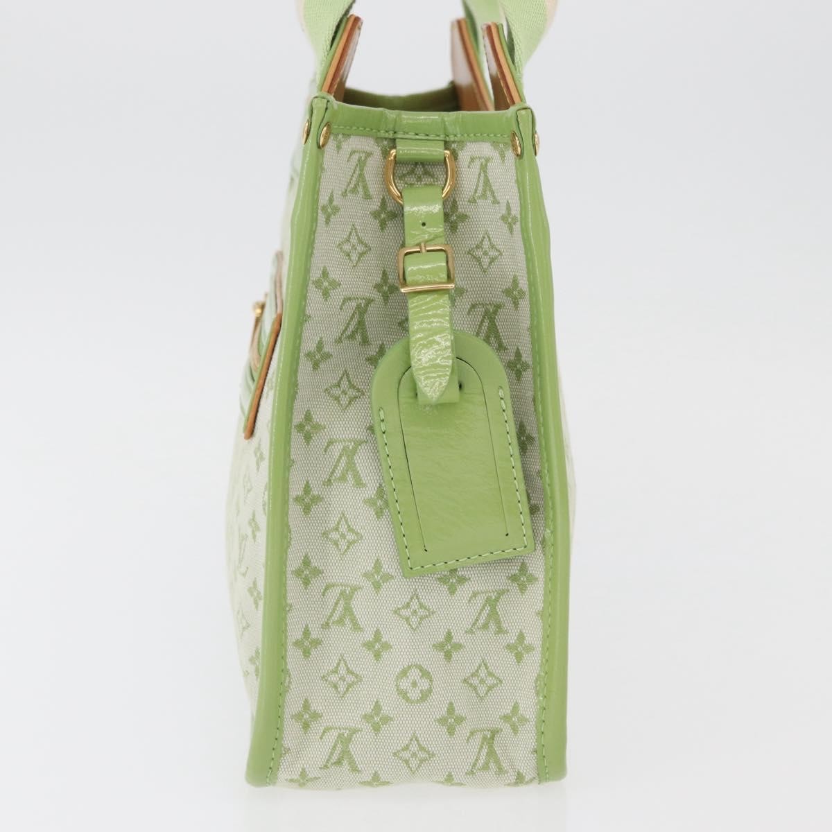 Louis Vuitton Kathleen Mini Lin Green Canvas Tote Bag Bag (Pre-Owned)