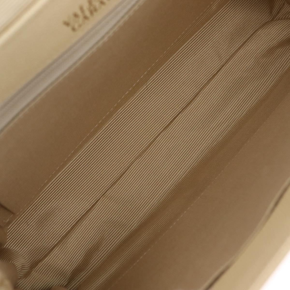Valentino Garavani Vintage Leather Beige Leather Shoulder Bag Bag (Pre-Owned)