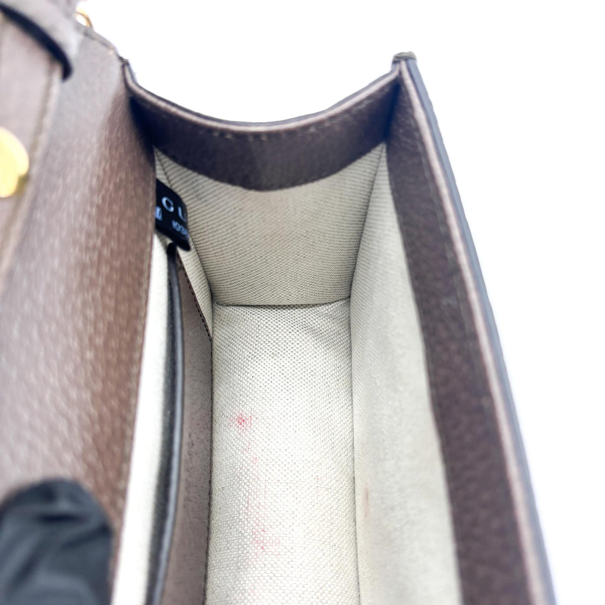 Gucci Ophidia Gg Coated Canvas And Leather Brown Canvas Backpack Bag (Pre-Owned)