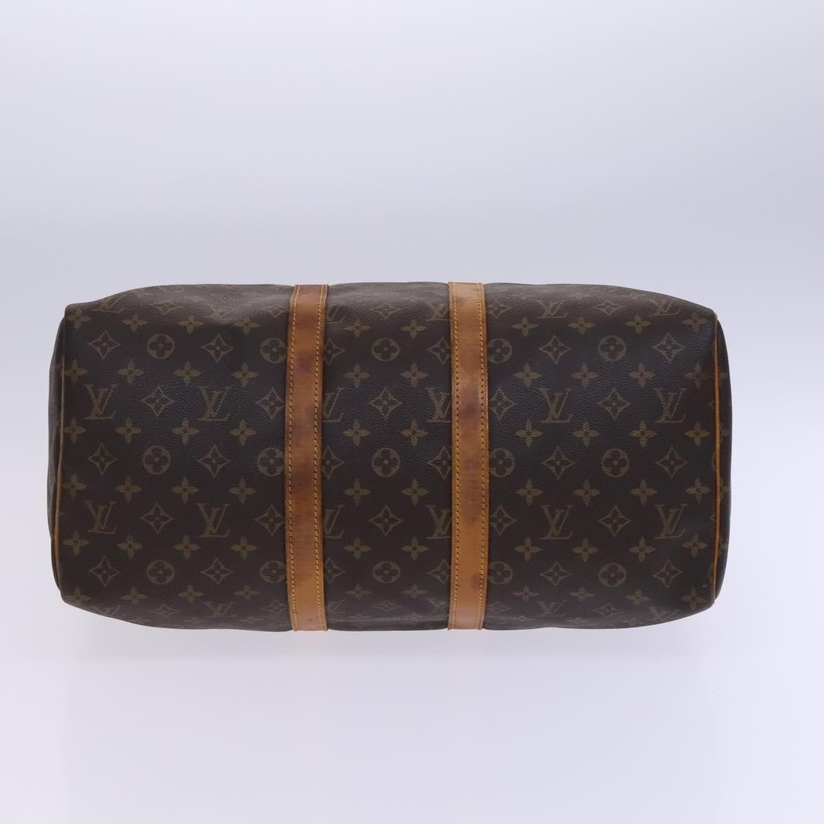 Louis Vuitton Keepall Monogram Canvas Brown Canvas Travel Bag Bag (Pre-Owned)