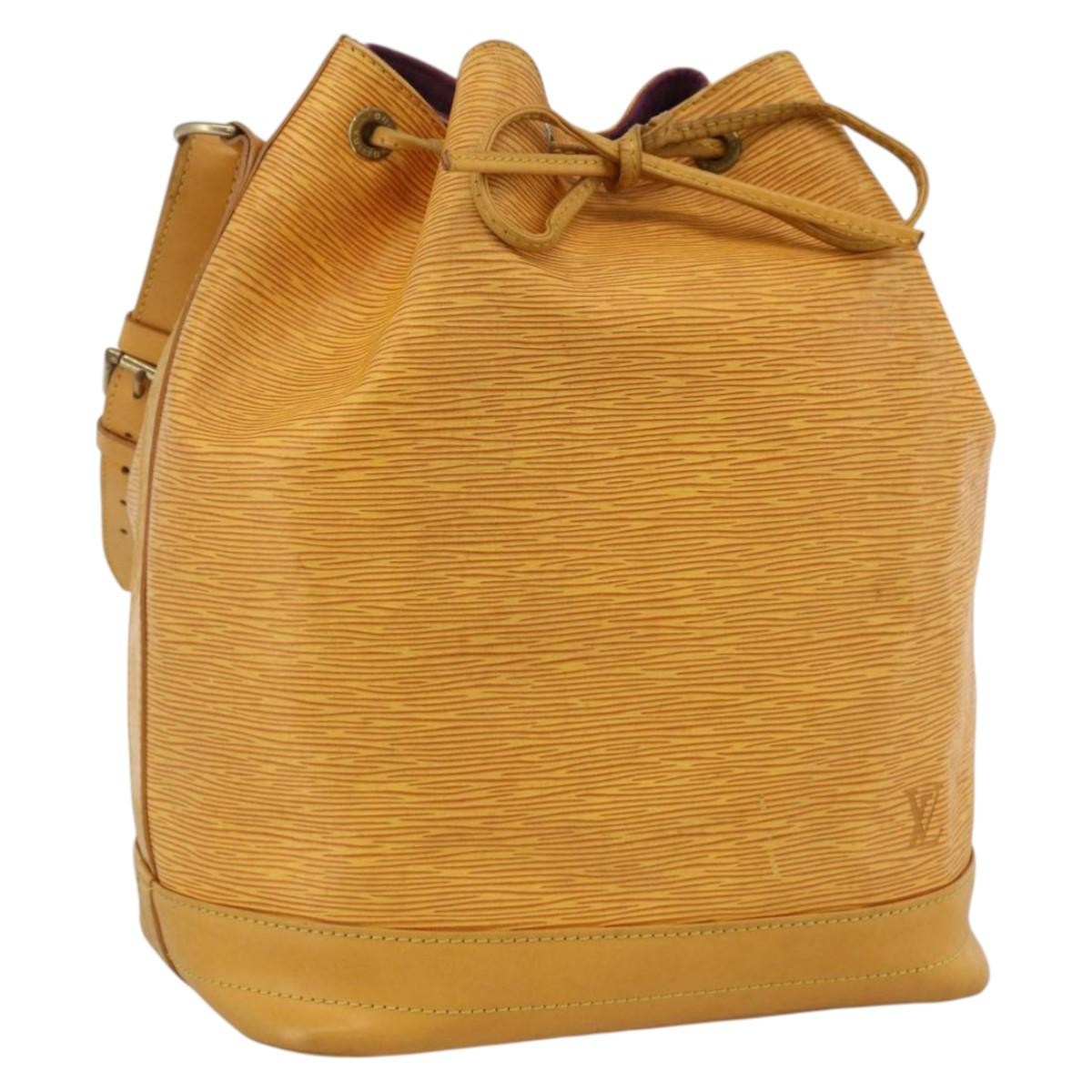 Louis Vuitton Noe Epi Leather Yellow Leather Shoulder Bag Bag (Pre-Owned)