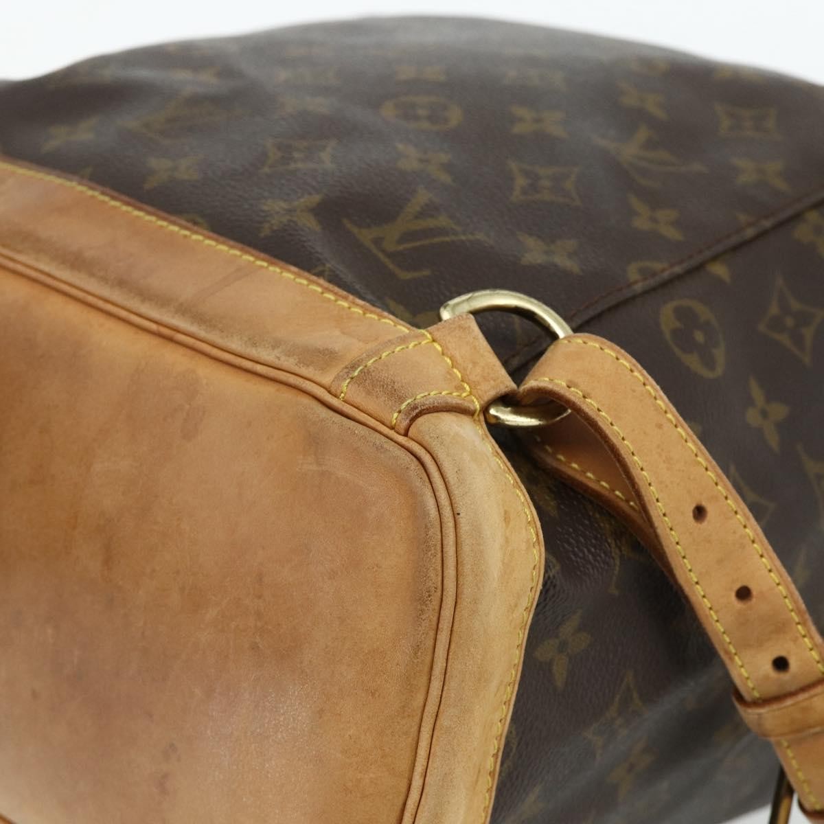Louis Vuitton Vintage Montsouris Monogram Canvas Brown Canvas Backpack Bag (Pre-Owned)
