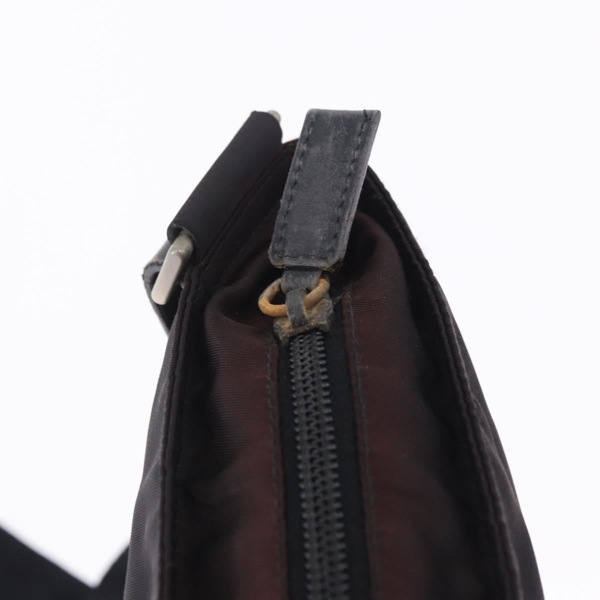 Prada Shoulder Tessuto Black Nylon Shoulder Bag Bag (Pre-Owned)