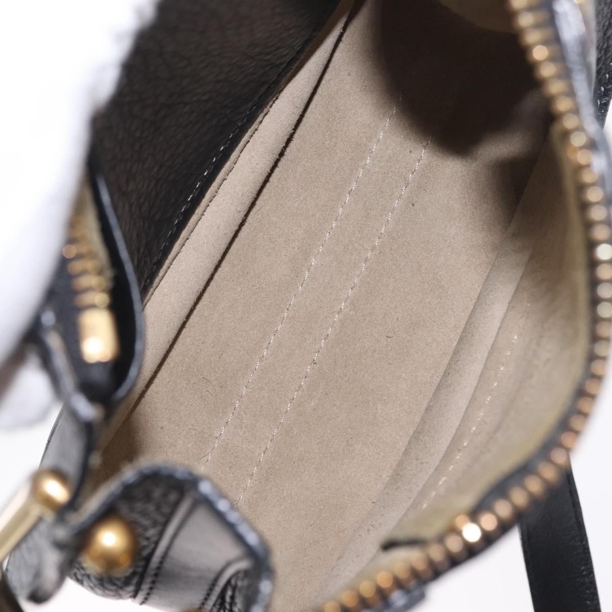 Chloe Hayley Hobo Leather Black Leather Shoulder Bag Bag (Pre-Owned)