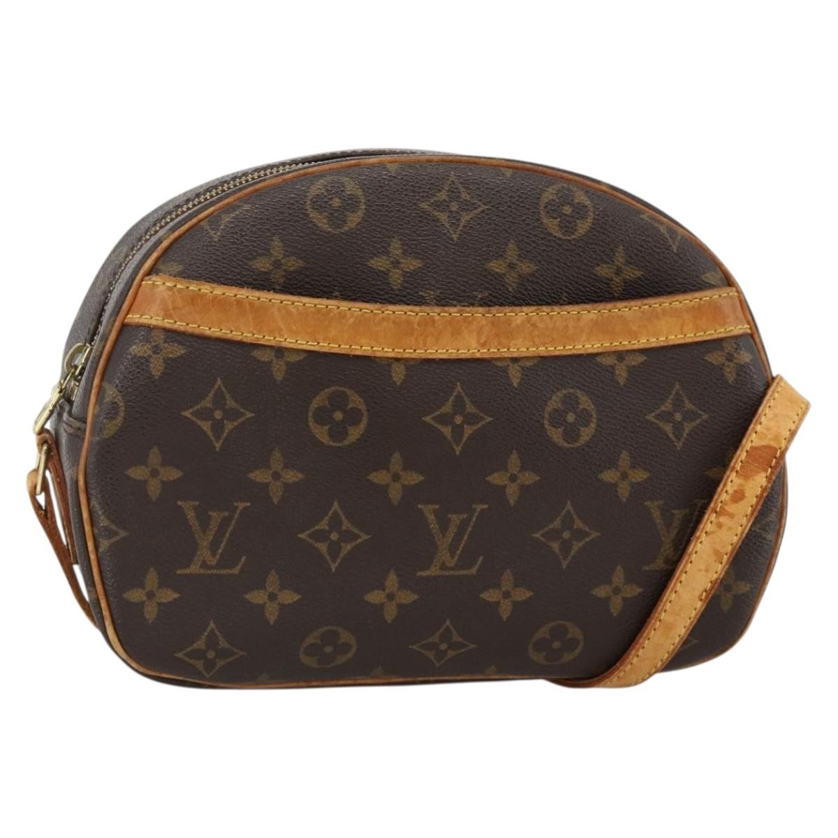Louis Vuitton Blois Monogram Canvas Brown Canvas Handbag (Pre-Owned)