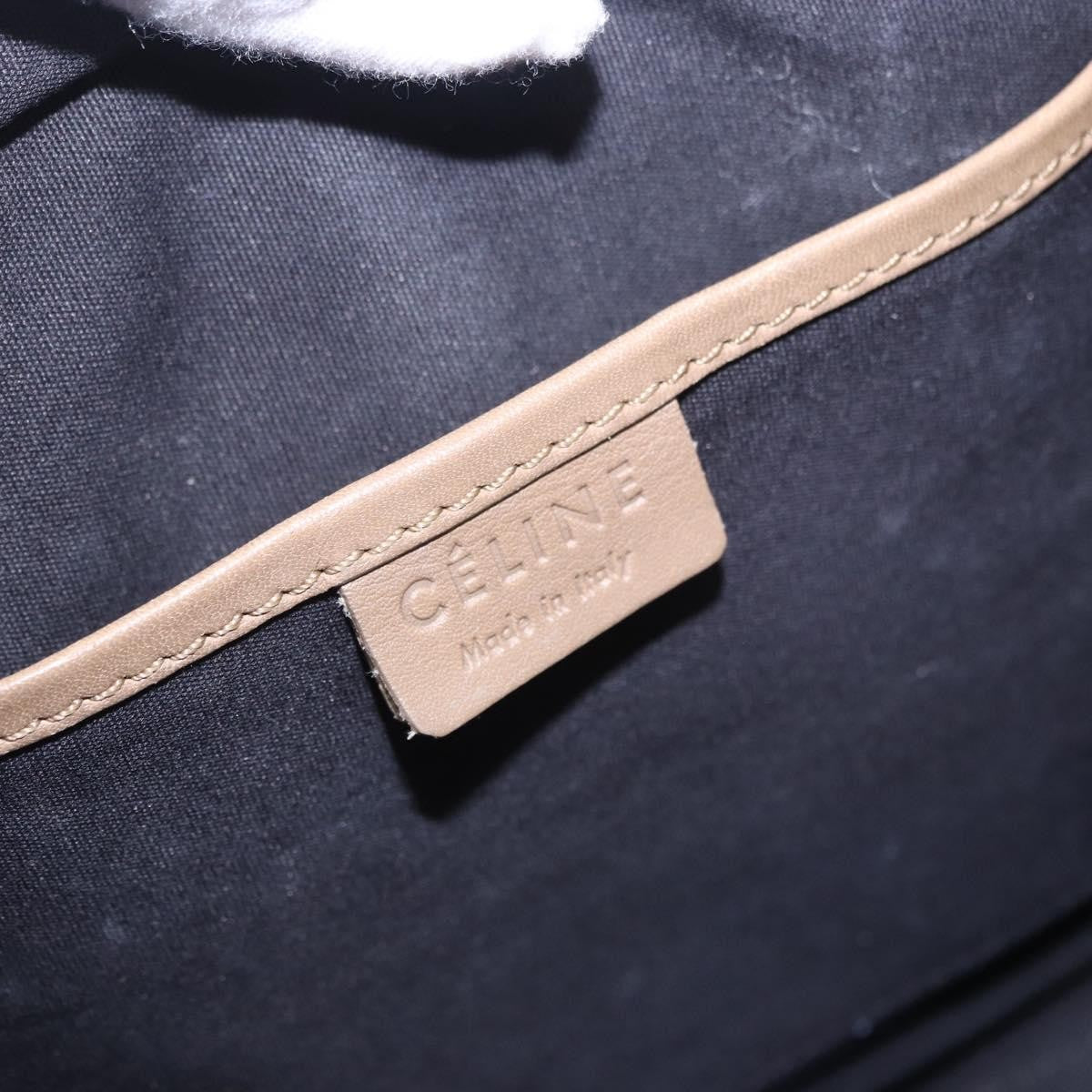 Celine Shopper Luggage Leather Beige Leather Handbag (Pre-Owned)