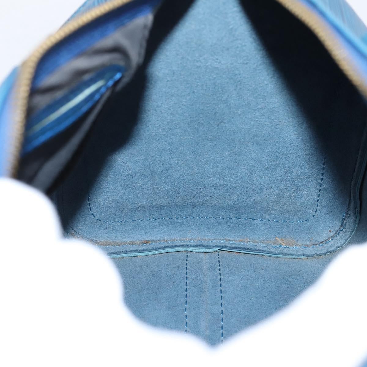 Louis Vuitton Speedy Epi Leather Blue Leather Handbag (Pre-Owned)