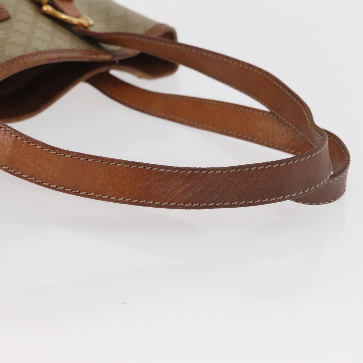 Celine Vintage Macadam Canvas Beige Canvas Backpack Bag (Pre-Owned)
