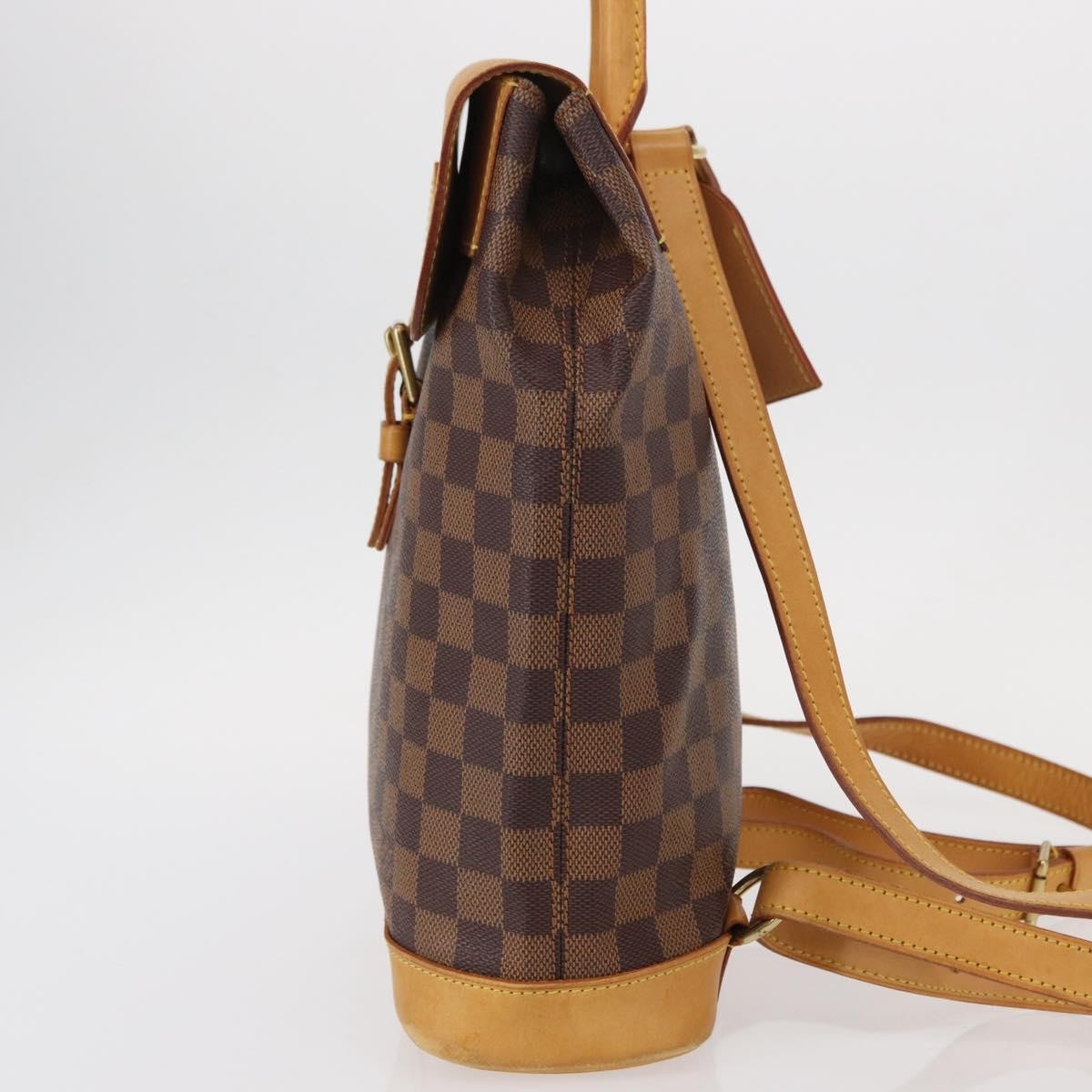 Louis Vuitton Arlequin Damier Brown Canvas Backpack Bag (Pre-Owned)