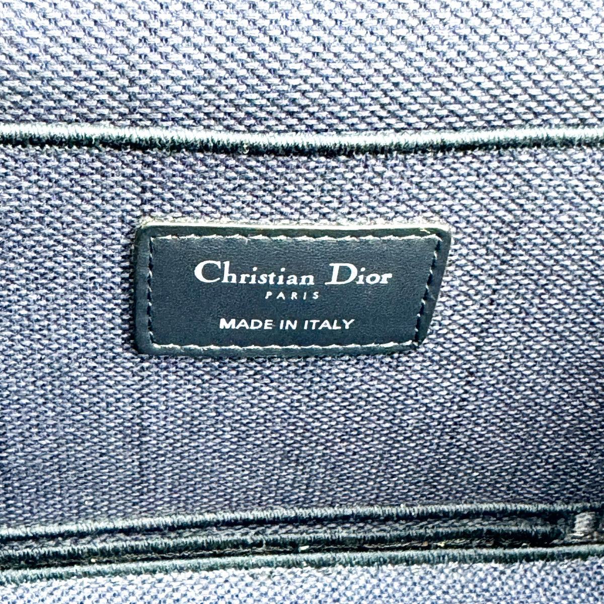 Christian Dior Diortravel Vanity Case Oblique Canvas Beige Canvas Handbag (Pre-Owned)