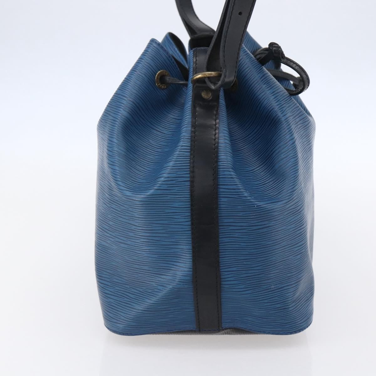 Louis Vuitton Petit Noe Epi Leather Blue Leather Shoulder Bag Bag (Pre-Owned)
