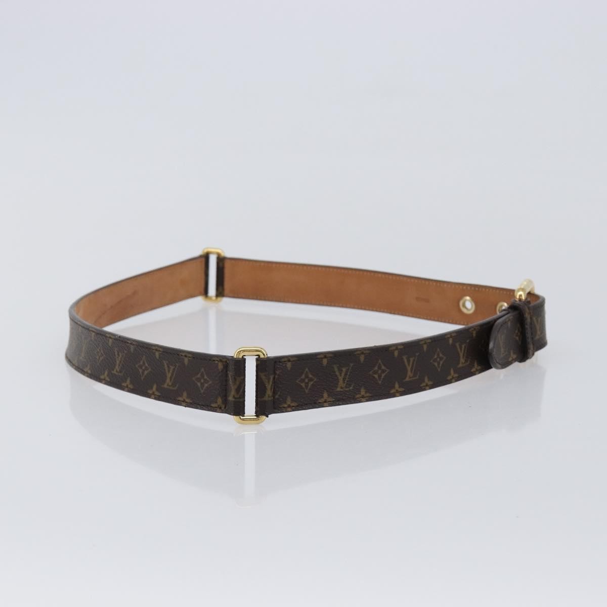Louis Vuitton Ceinture Trio Belt Monogram Canvas Brown Canvas Belts Accessory (Pre-Owned)
