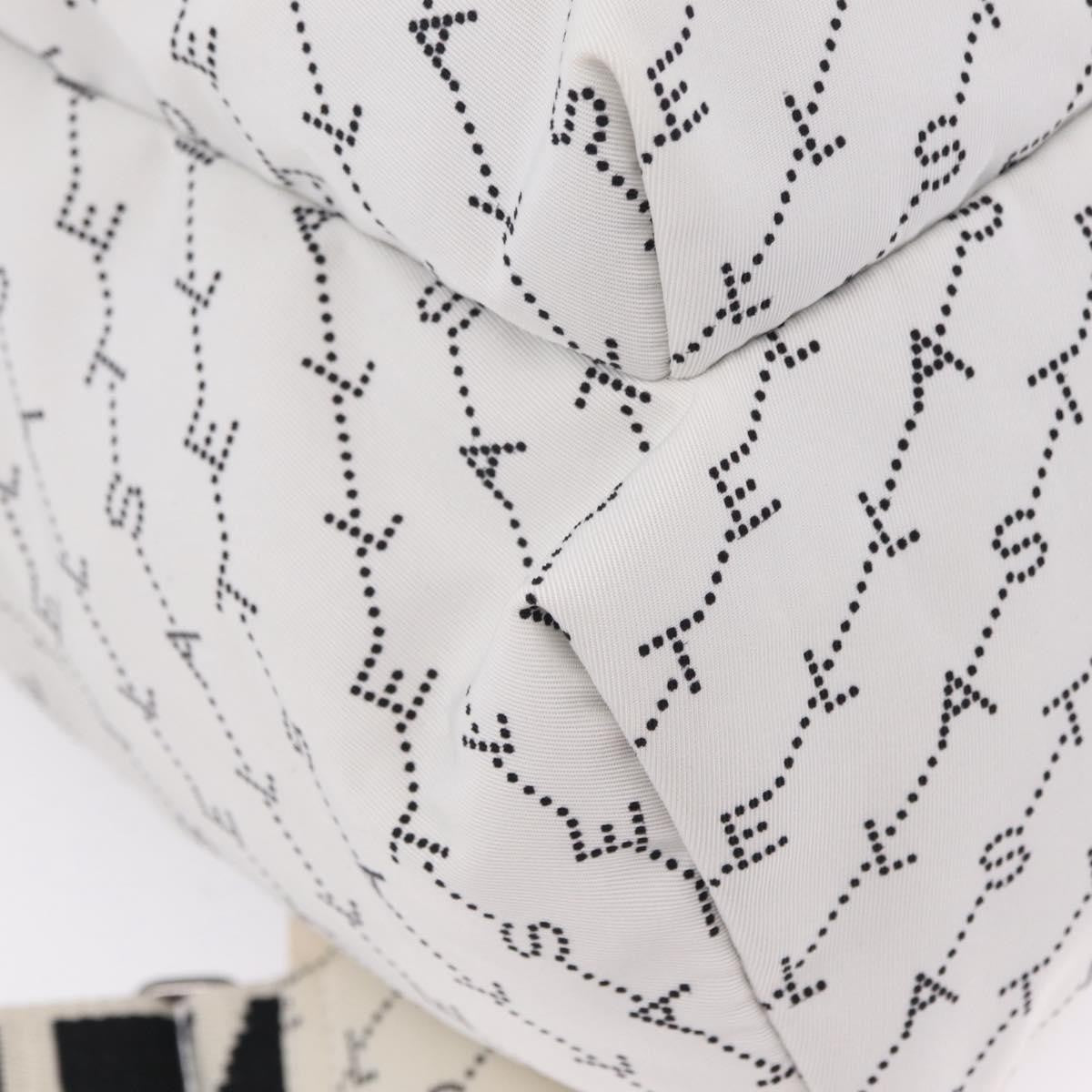 Stella Mccartney Falabella Go Monogram Monogram Canvas White Nylon Backpack Bag (Pre-Owned)
