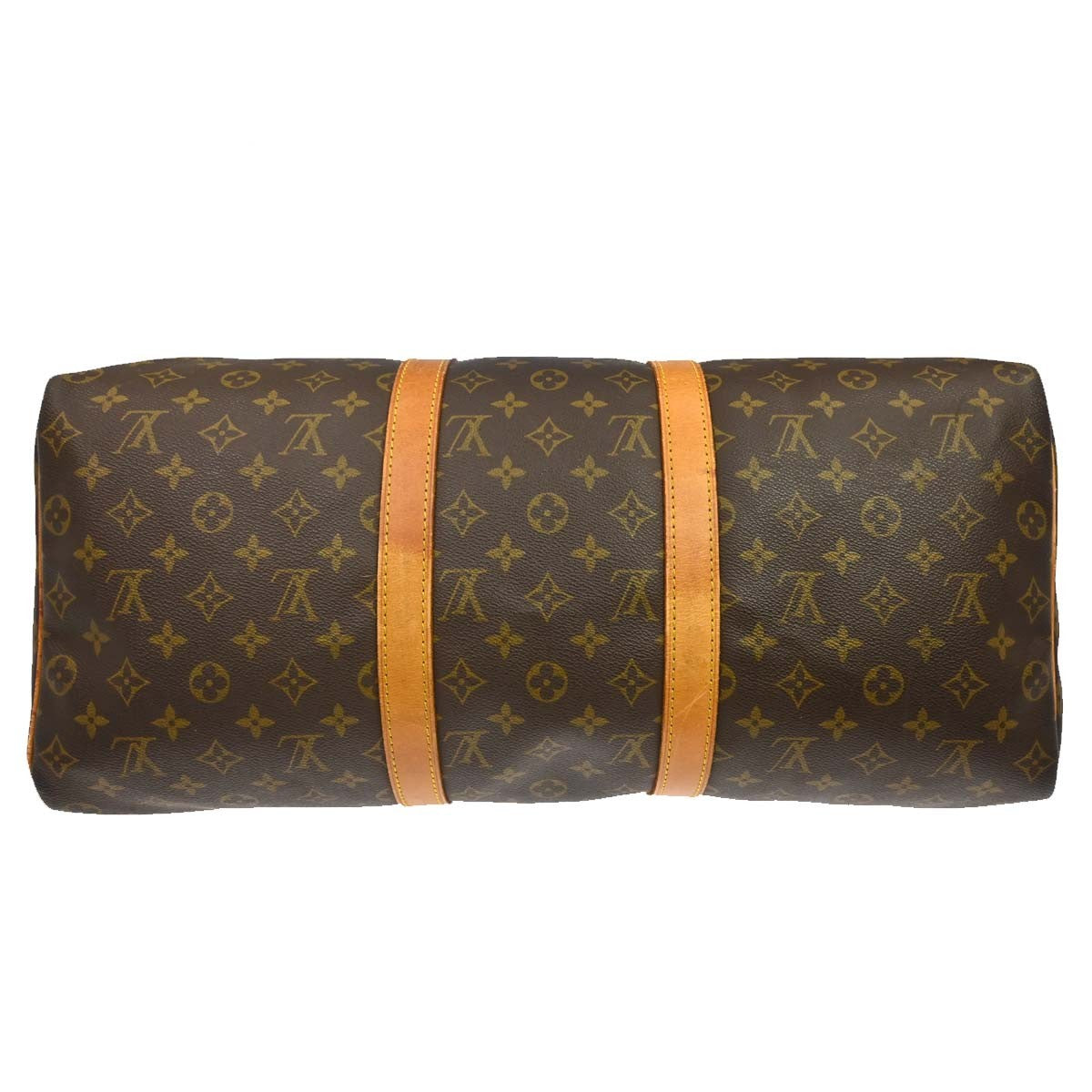 Louis Vuitton Keepall Monogram Canvas Brown Canvas Travel Bag Bag (Pre-Owned)