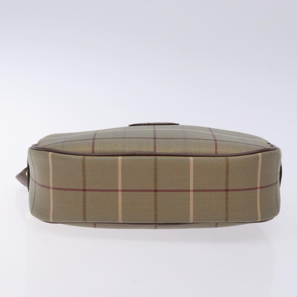 Burberry Nova Check Pochette Canvas Beige Canvas Clutche & Pouche Bag (Pre-Owned)