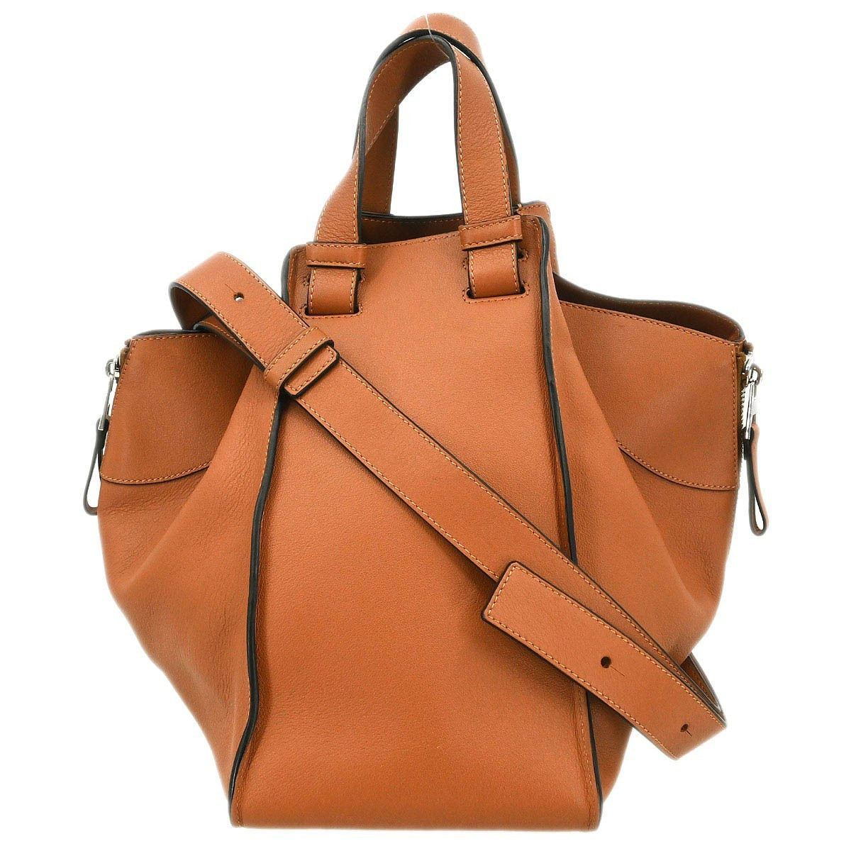 Loewe Hammock Leather Brown Leather Handbag (Pre-Owned)