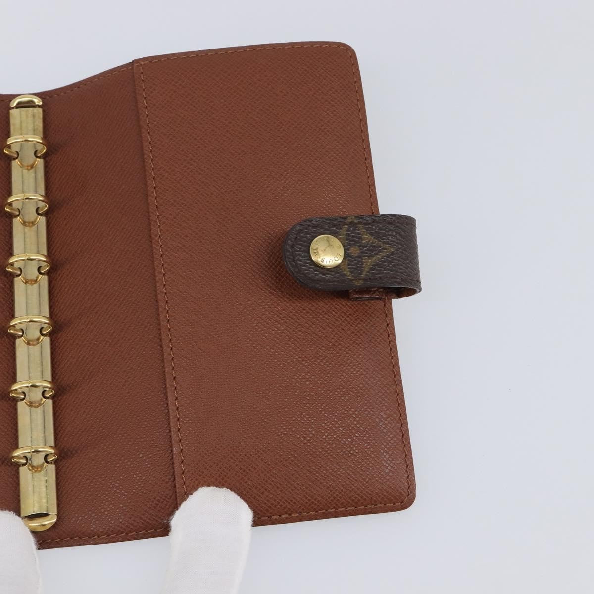 Louis Vuitton Agenda Cover Monogram Canvas Brown Canvas Briefcase Bag (Pre-Owned)