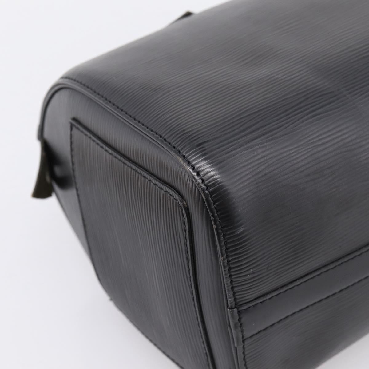 Louis Vuitton Speedy Epi Leather Black Leather Handbag (Pre-Owned)