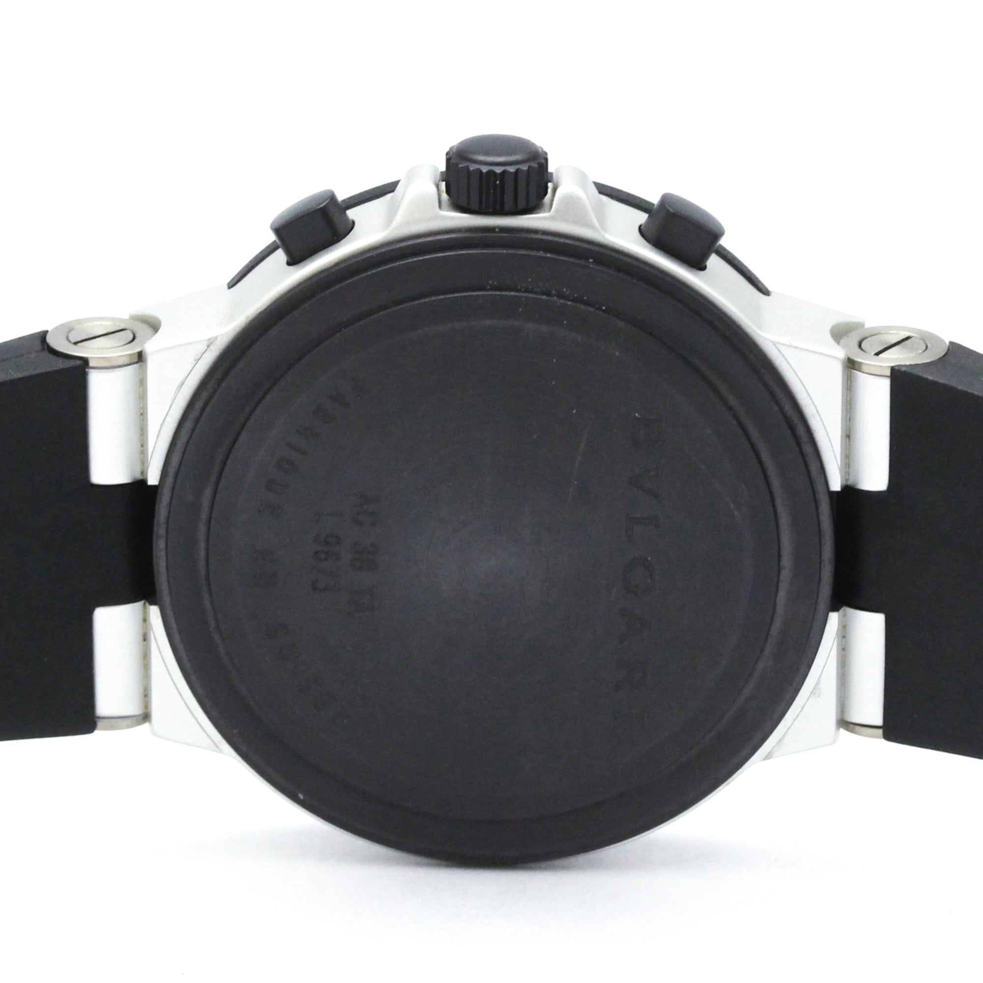 Bvlgari Diagono Aluminium Chronograph Automatic Aluminium And Rubber Watch (Pre-Owned)