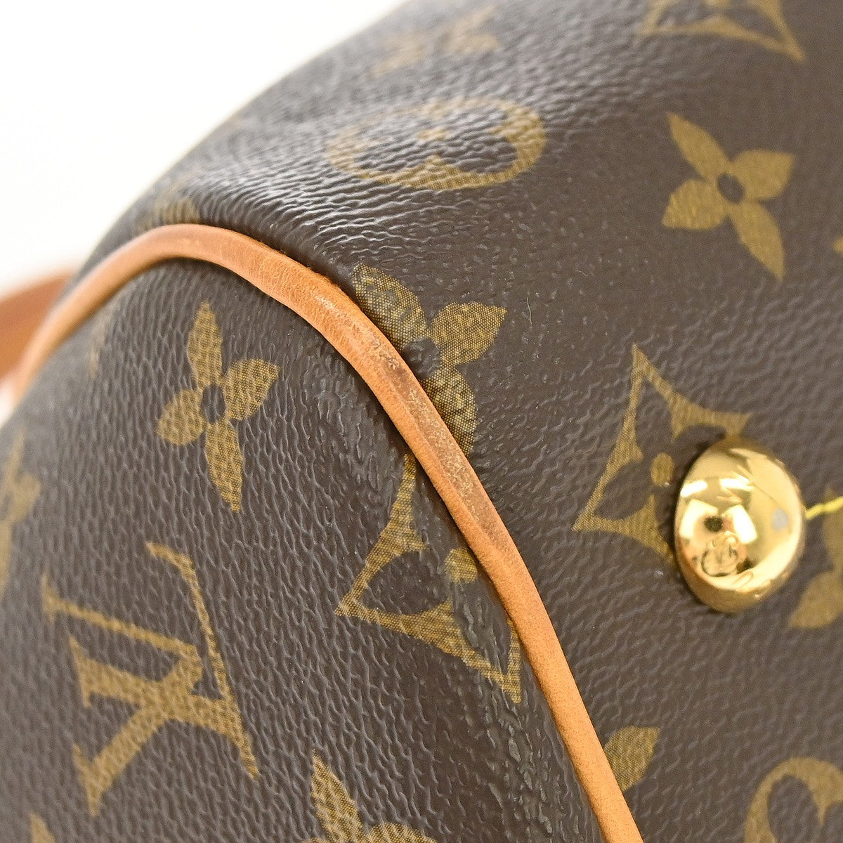 Louis Vuitton Tivoli Monogram Canvas Brown Canvas Handbag (Pre-Owned)