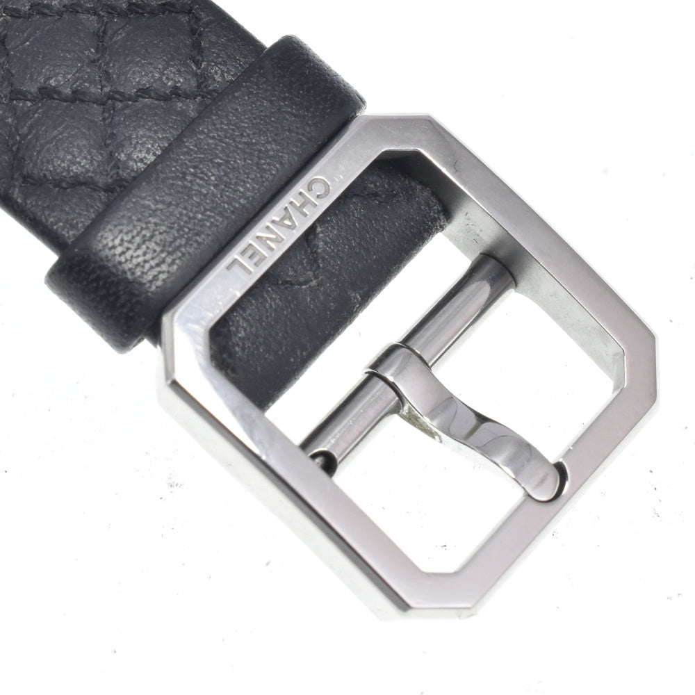 Chanel Boy·Friend Quartz Stainless Steel And Quilted Leather Watch (Pre-Owned)