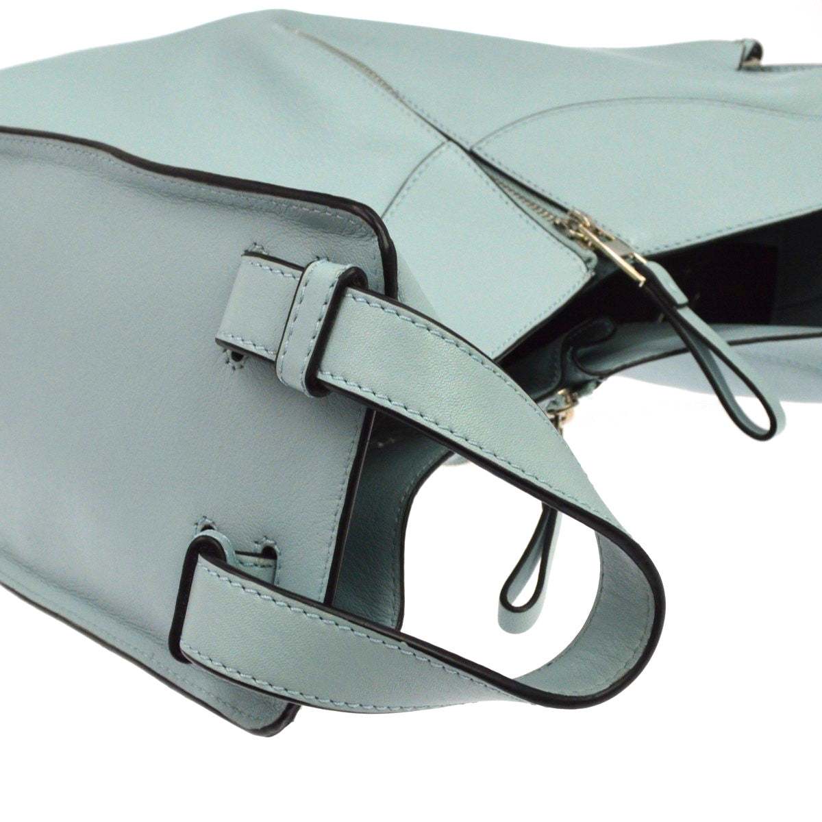 Loewe Hammock Leather Blue Leather Handbag (Pre-Owned)