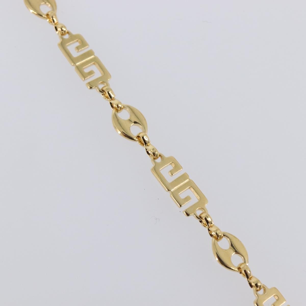 Givenchy Logo Metal Gold Metal Bracelet Jewelry (Pre-Owned)