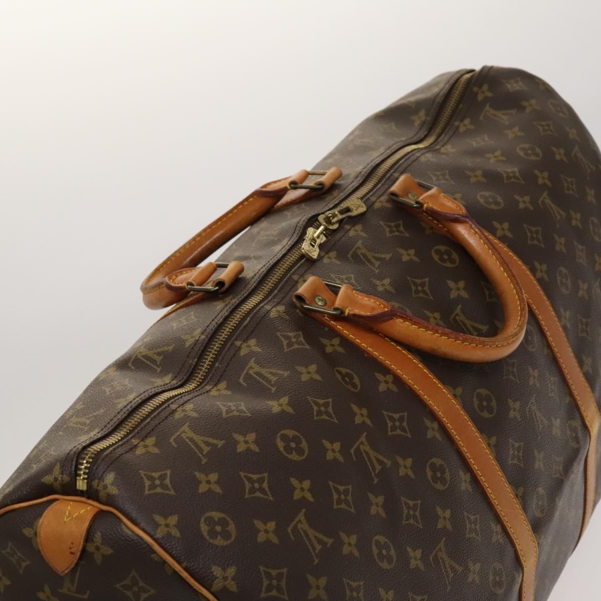 Louis Vuitton Keepall Monogram Canvas Brown Canvas Travel Bag Bag (Pre-Owned)