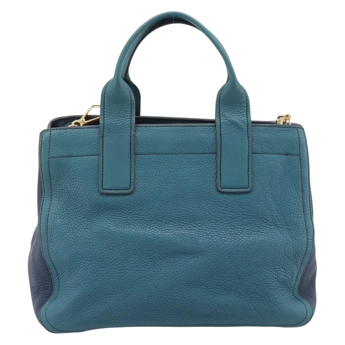 Miu Miu Vintage Leather Green Leather Handbag (Pre-Owned)