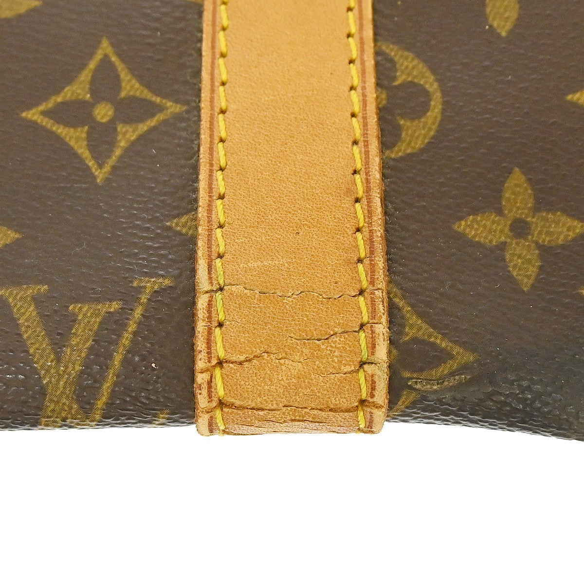 Louis Vuitton Keepall Monogram Brown Canvas Travel Bag Bag (Pre-Owned)