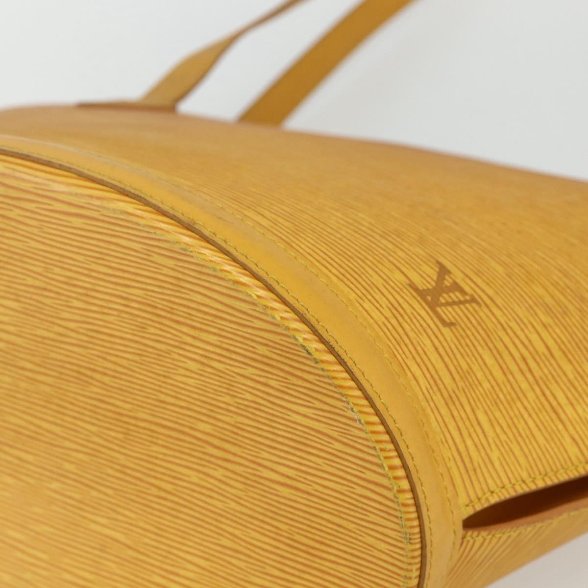 Louis Vuitton Saint Jacques Epi Leather Yellow Leather Shoulder Bag Bag (Pre-Owned)
