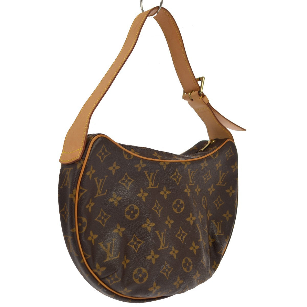 Louis Vuitton Croissant Monogram Canvas Brown Canvas Handbag (Pre-Owned)