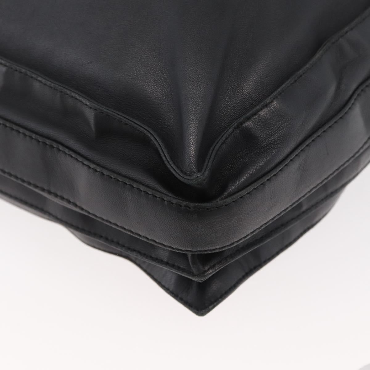Loewe Flamenco Leather Black Leather Shoulder Bag Bag (Pre-Owned)