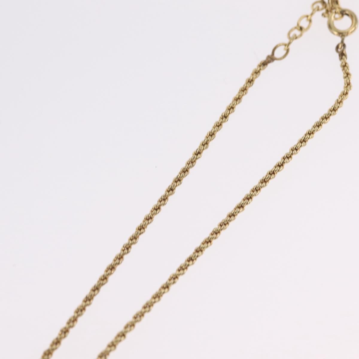 Christian Dior Cd Pendant Metal Gold Metal Necklace Jewelry (Pre-Owned)