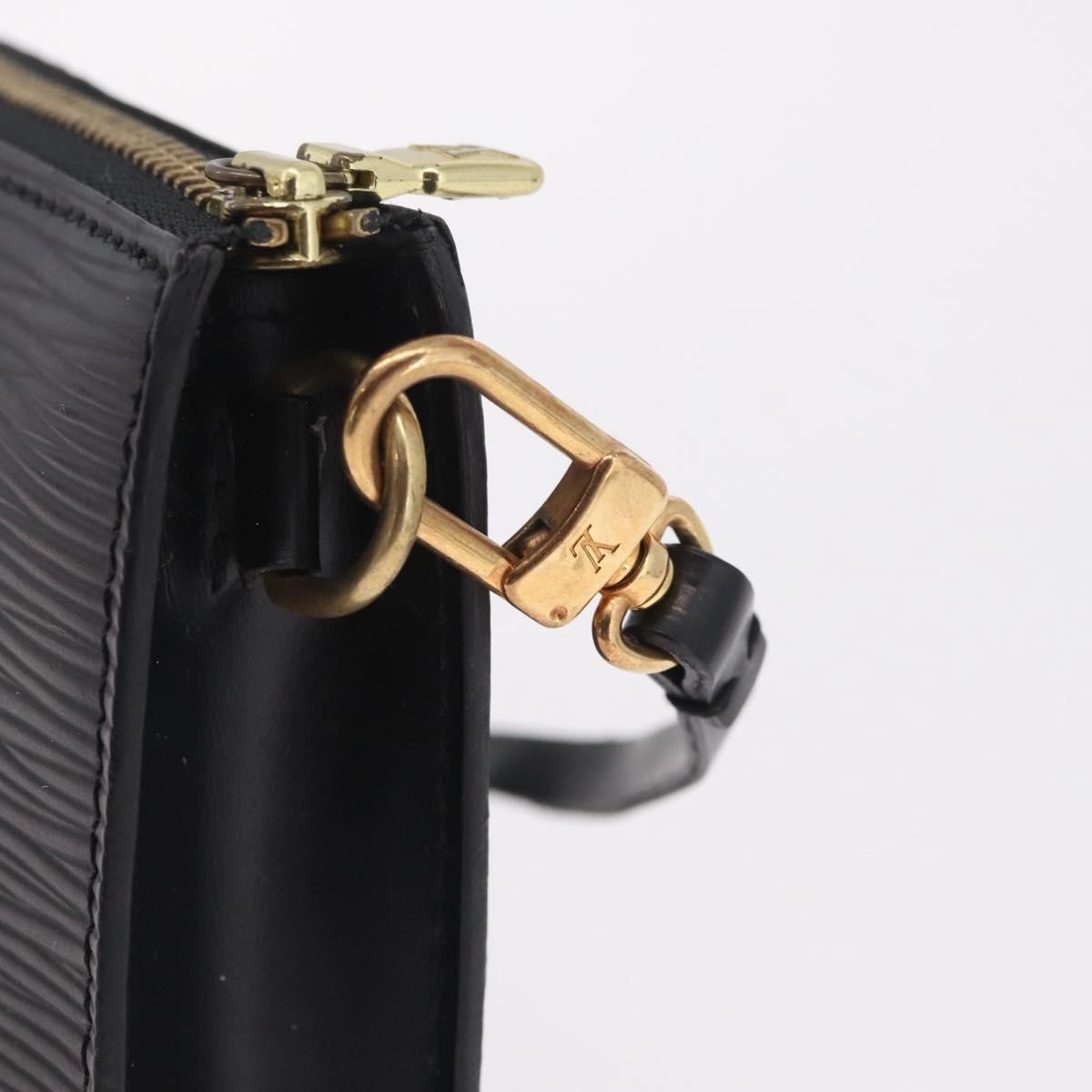 Louis Vuitton Pochette Accessoires Epi Leather Black Leather Clutche & Pouche Bag (Pre-Owned)