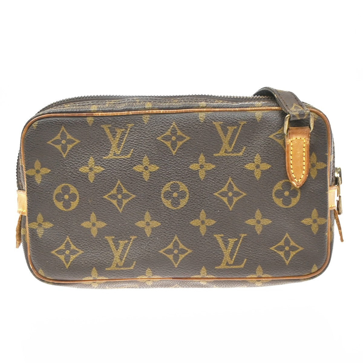 Louis Vuitton Pochette Marly Bandouliere Monogram Canvas Brown Canvas Shoulder Bag Bag (Pre-Owned)