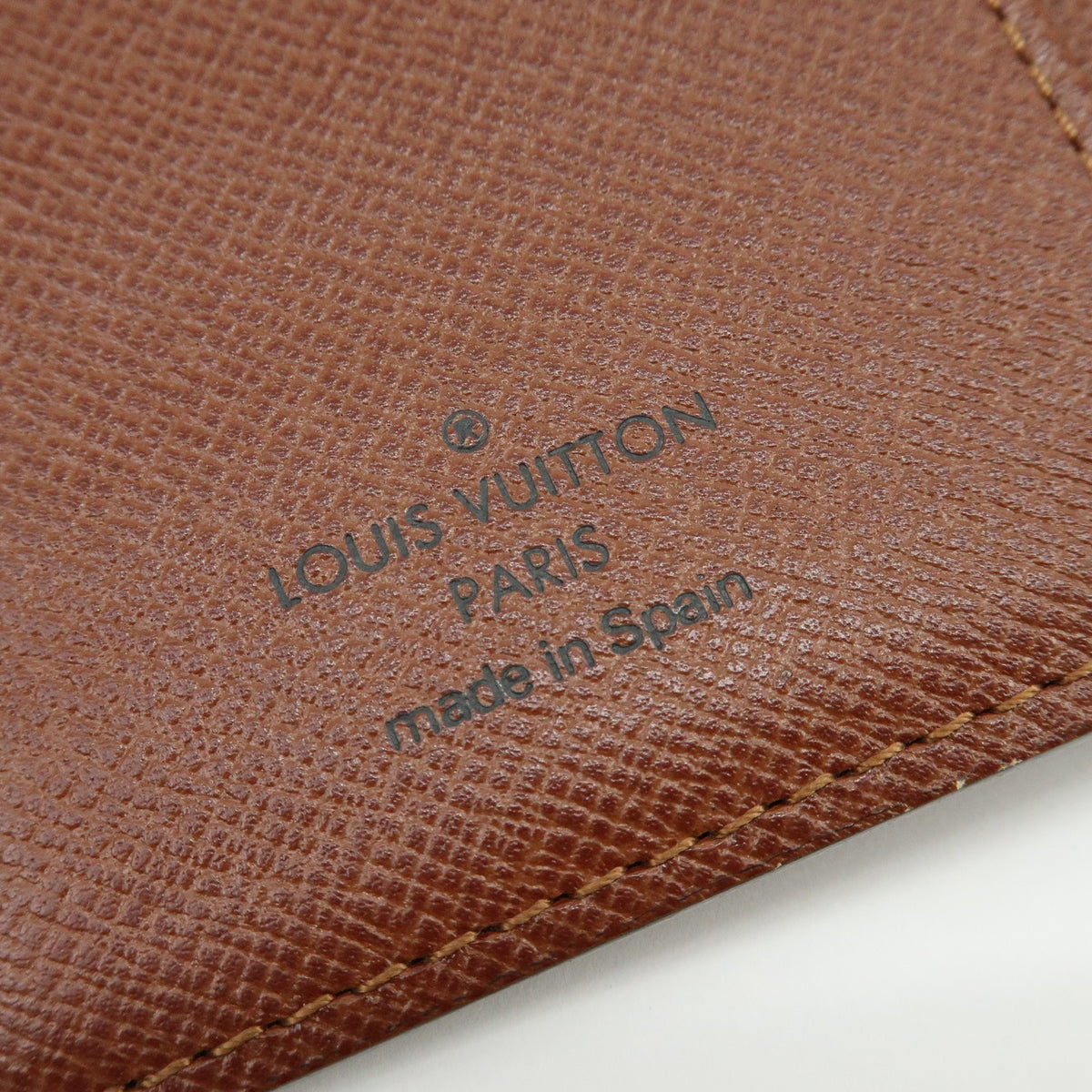Louis Vuitton Agenda Cover Monogram Canvas Brown Canvas Wallets Accessory (Pre-Owned)