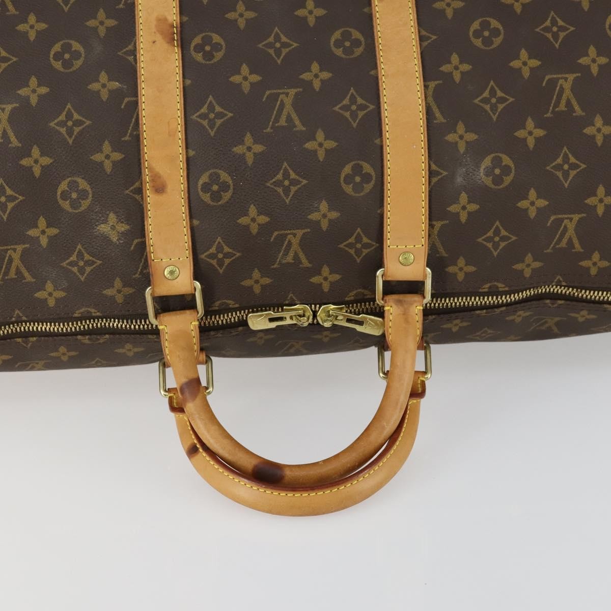 Louis Vuitton Keepall Monogram Canvas Brown Canvas Travel Bag Bag (Pre-Owned)