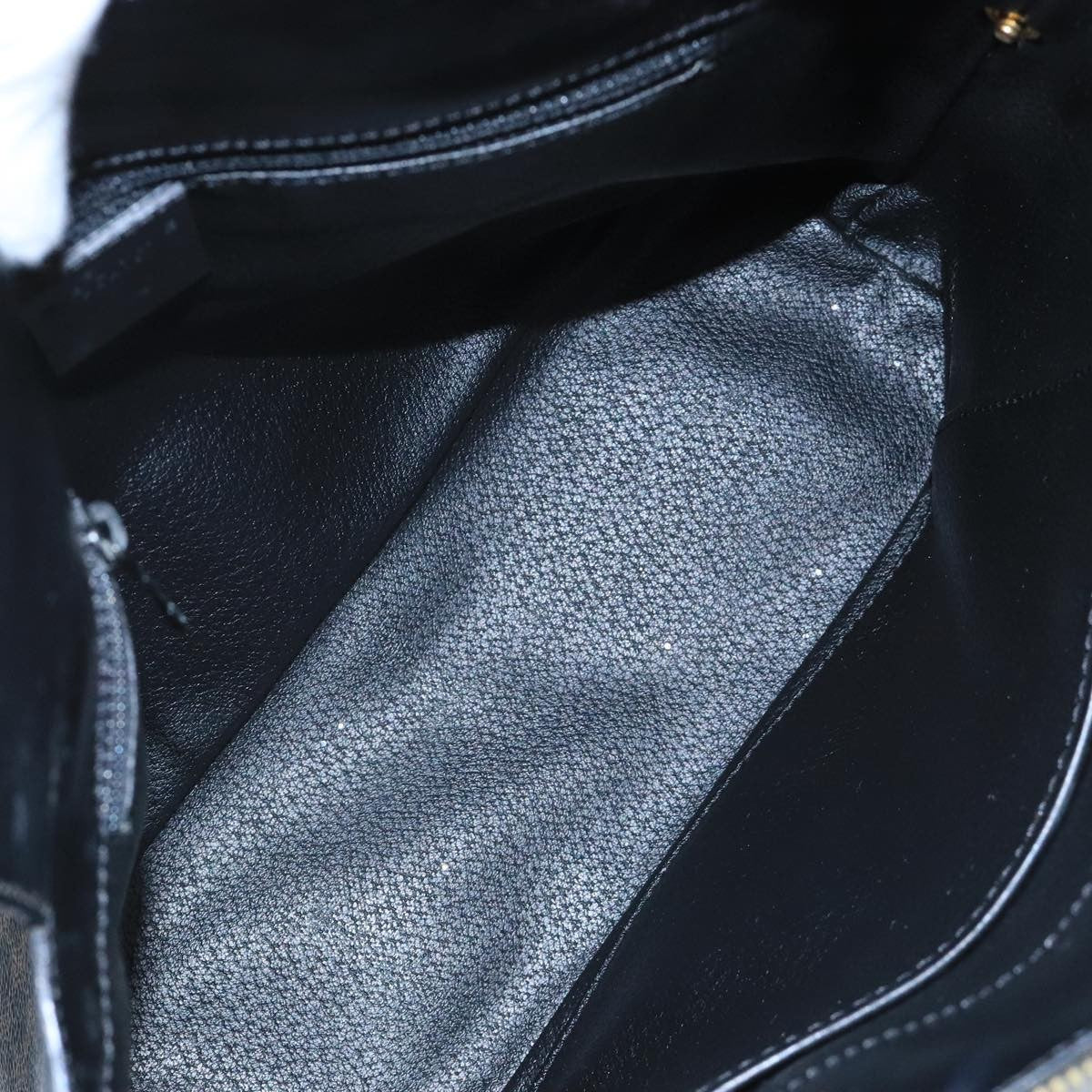 Celine C Macadam Pvc Leather Black Pvc Handbag (Pre-Owned)