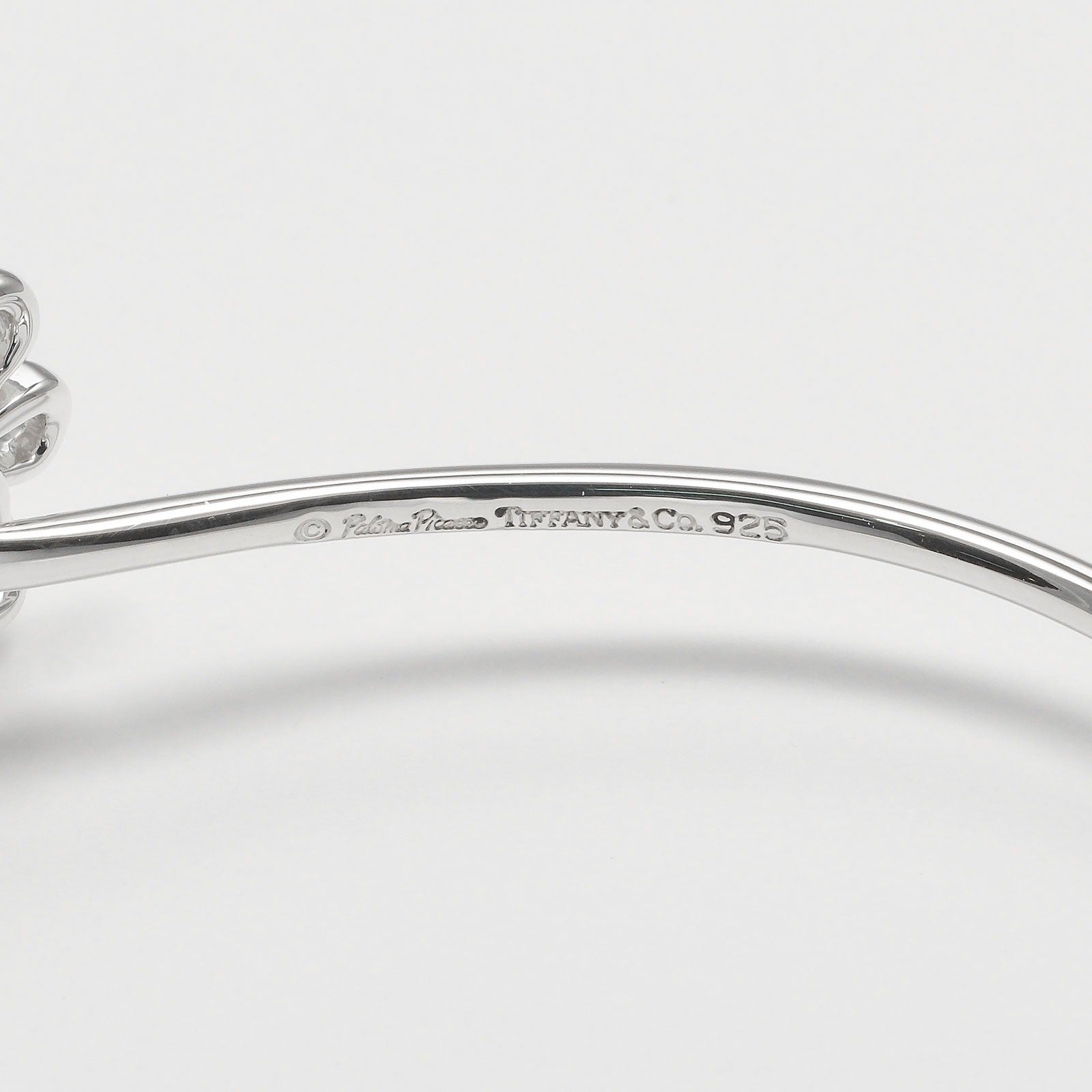 Tiffany & Co. Daisy Bangle Silver 925 Silver Silver Bracelet Jewelry (Pre-Owned)