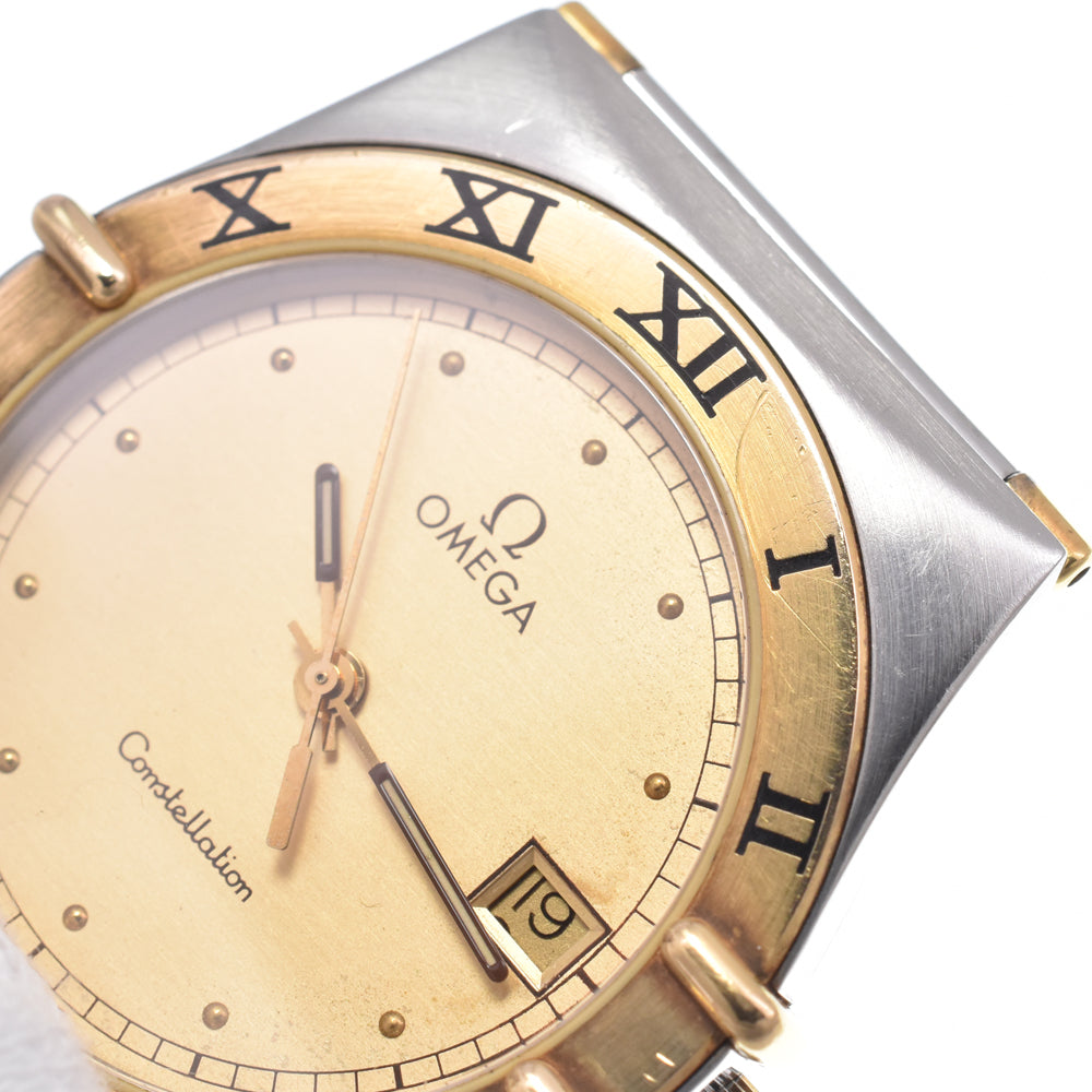 Omega Constellation Quartz Stainless Steel And Yellow Gold Watch (Pre-Owned)