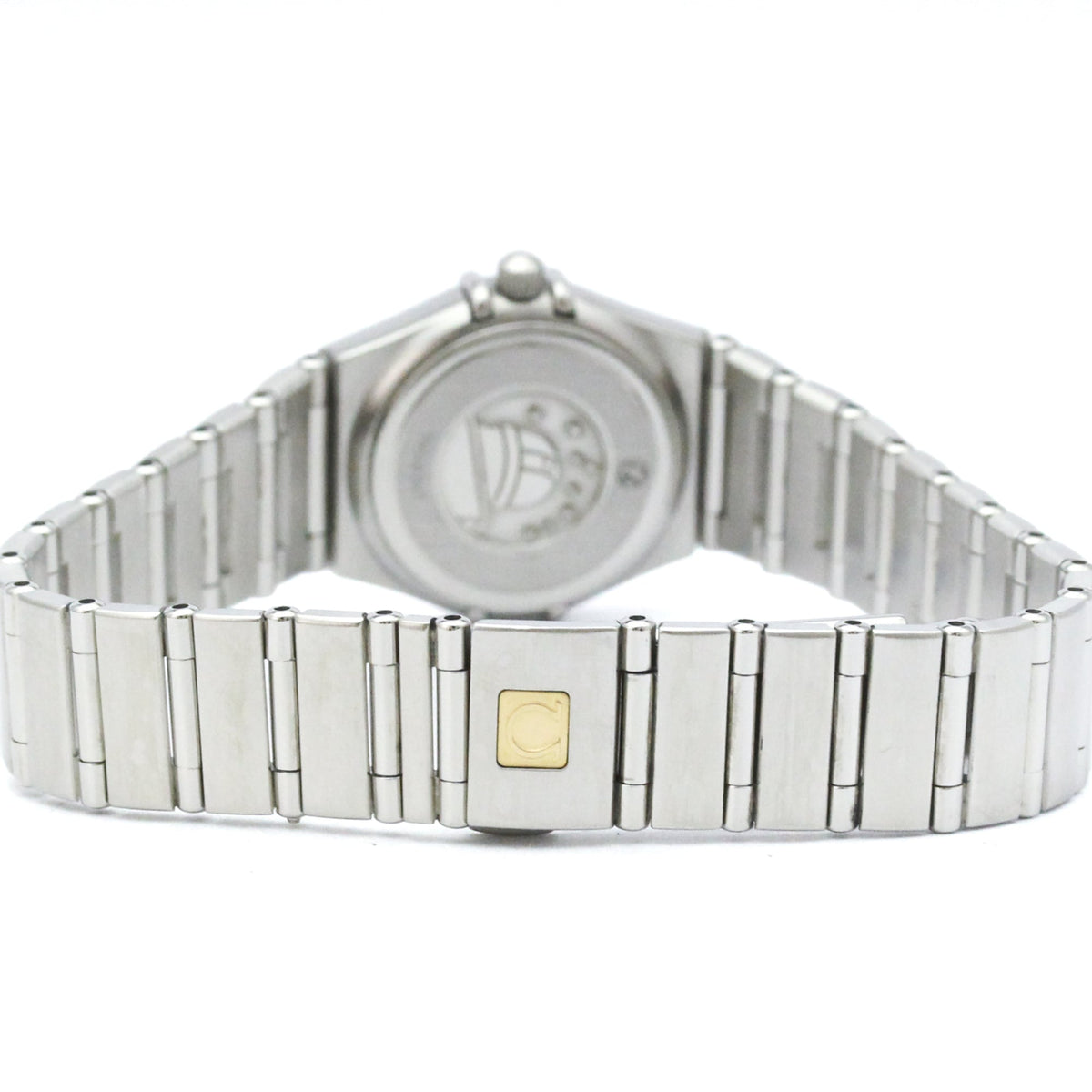 Omega Constellation Quartz Stainless Steel With Diamond Bezel And Markers Watch (Pre-Owned)