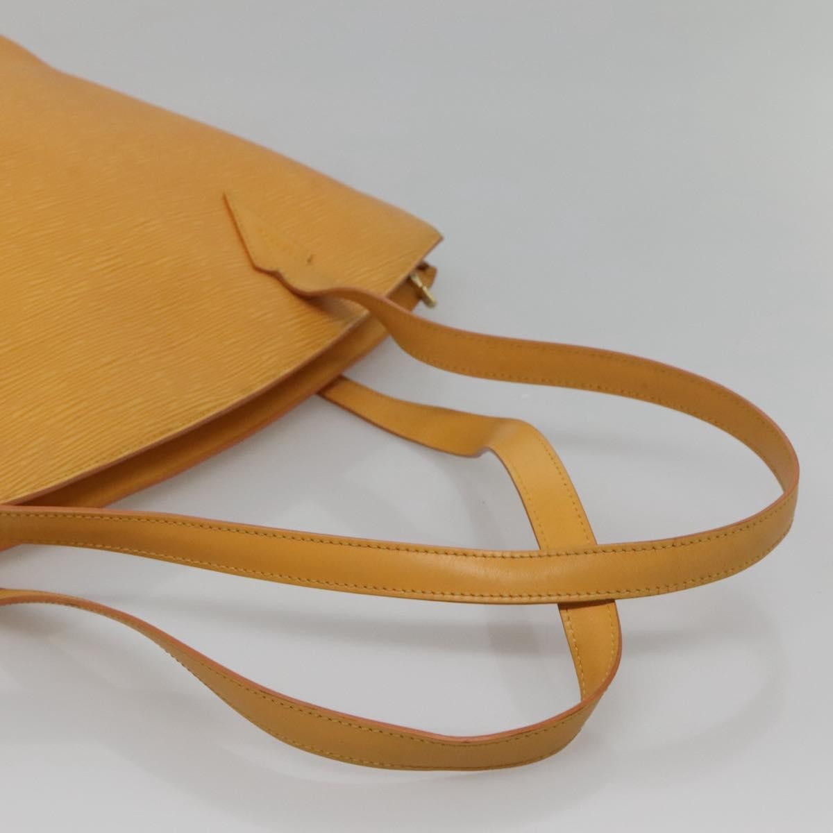 Louis Vuitton Saint Jacques Epi Leather Yellow Leather Shoulder Bag Bag (Pre-Owned)