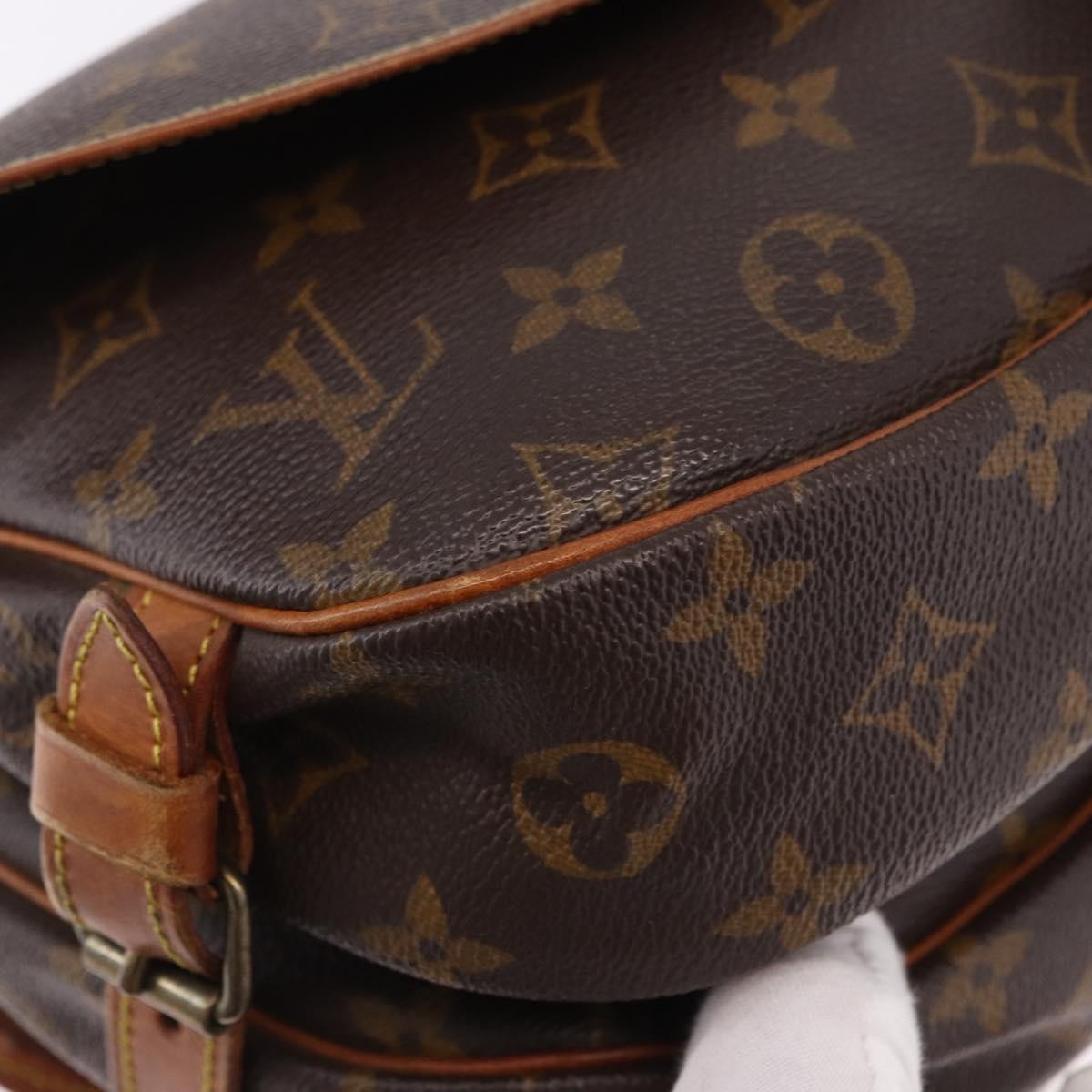Louis Vuitton Saumur Monogram Brown Canvas Shoulder Bag Bag (Pre-Owned)