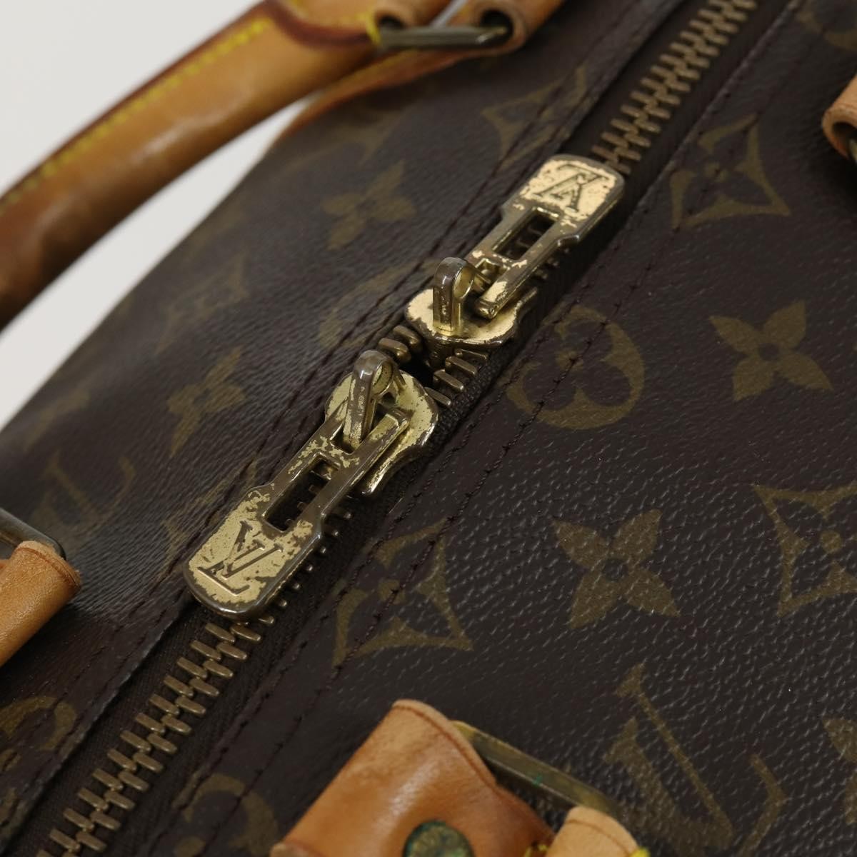Louis Vuitton Keepall Monogram Canvas Brown Canvas Travel Bag Bag (Pre-Owned)