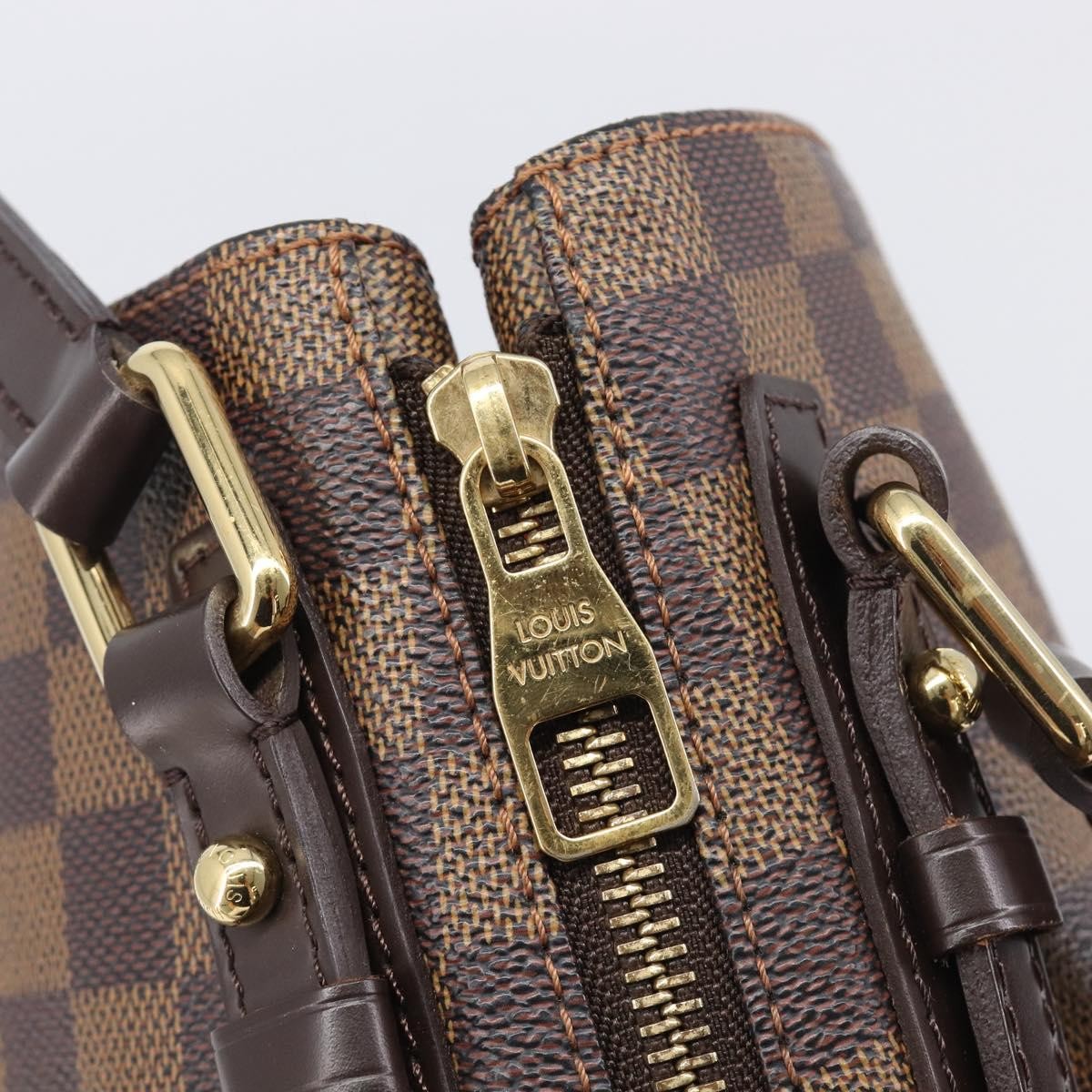 Louis Vuitton Cabas Rivington Damier Brown Canvas Tote Bag Bag (Pre-Owned)