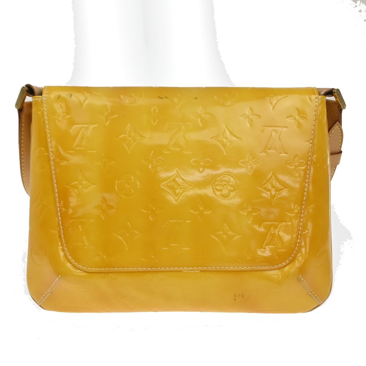 Louis Vuitton Thompson Street Monogram Vernis Yellow Patent_Leather Shoulder Bag Bag (Pre-Owned)