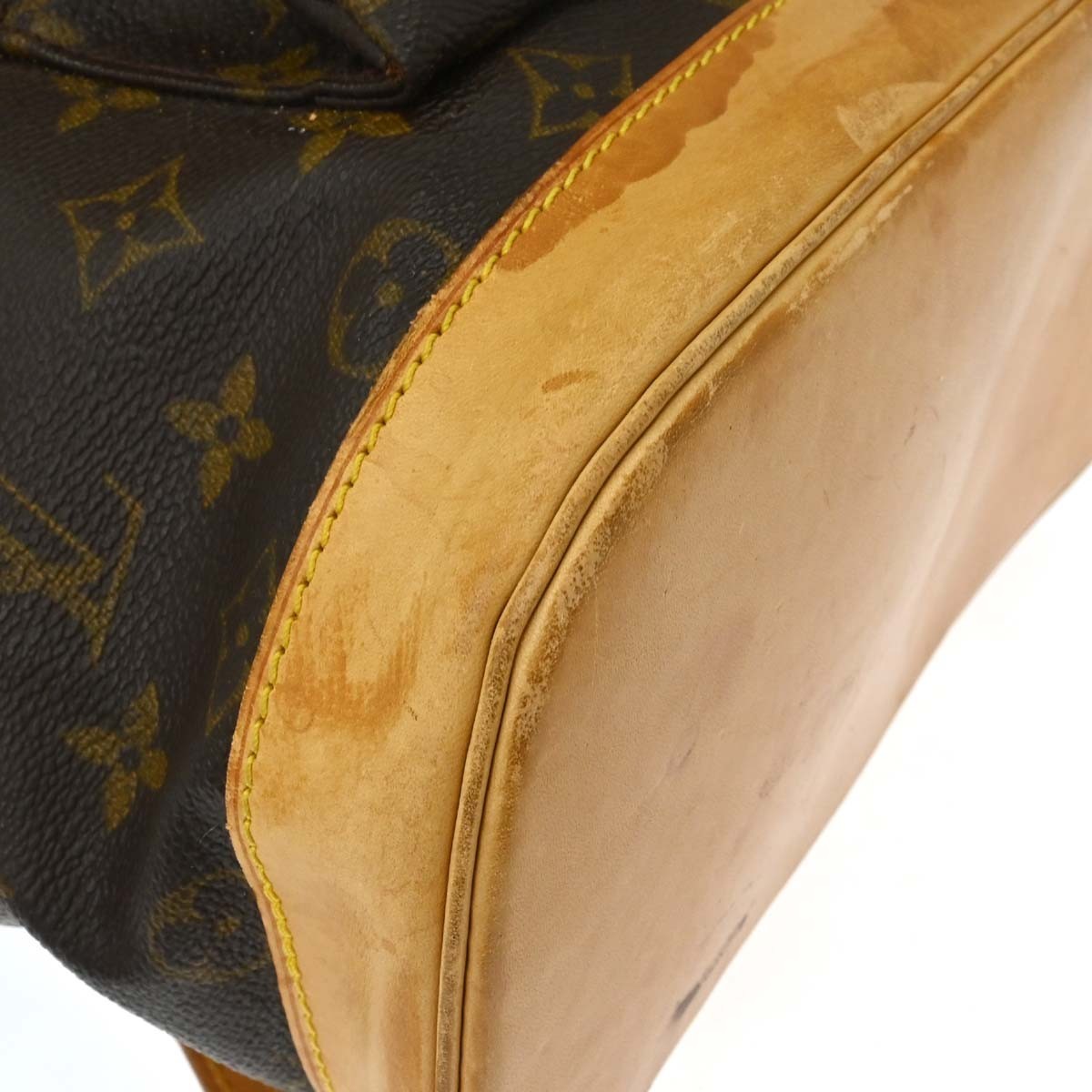 Louis Vuitton Vintage Montsouris Monogram Canvas Brown Canvas Backpack Bag (Pre-Owned)