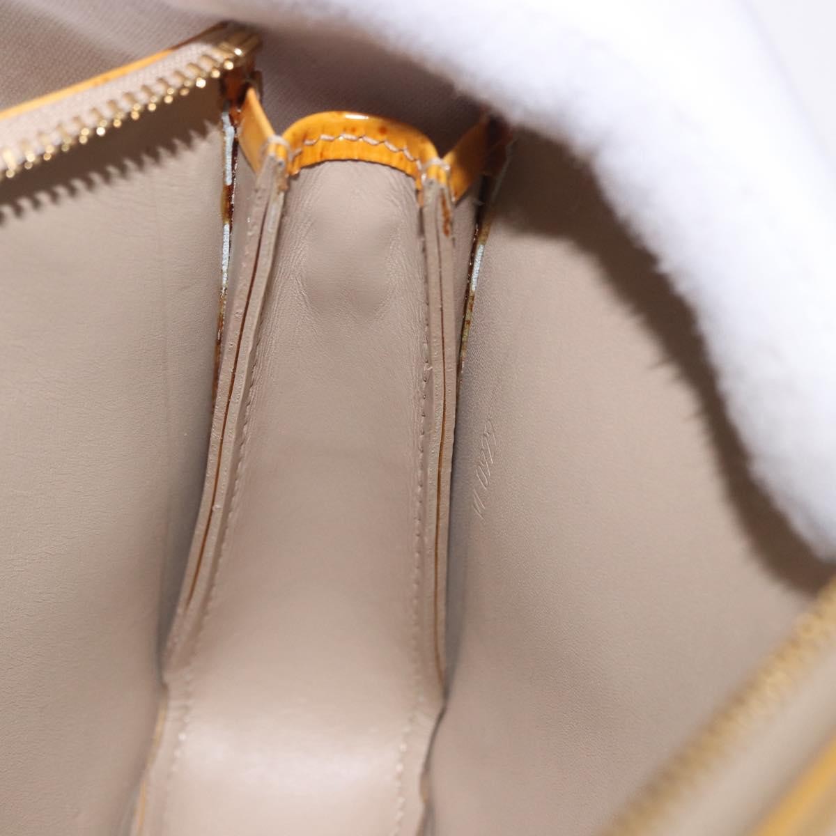 Louis Vuitton Lexington Pochette Patent Leather Beige Patent_Leather Clutche & Pouche Bag (Pre-Owned)