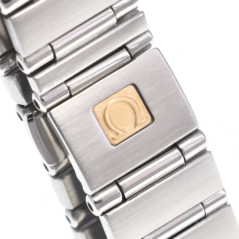 Omega Constellation Quartz Stainless Steel With Diamond Bezel And Markers Watch (Pre-Owned)